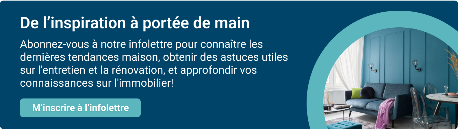 Abonnez-vous à l'infolettre Centris.ca